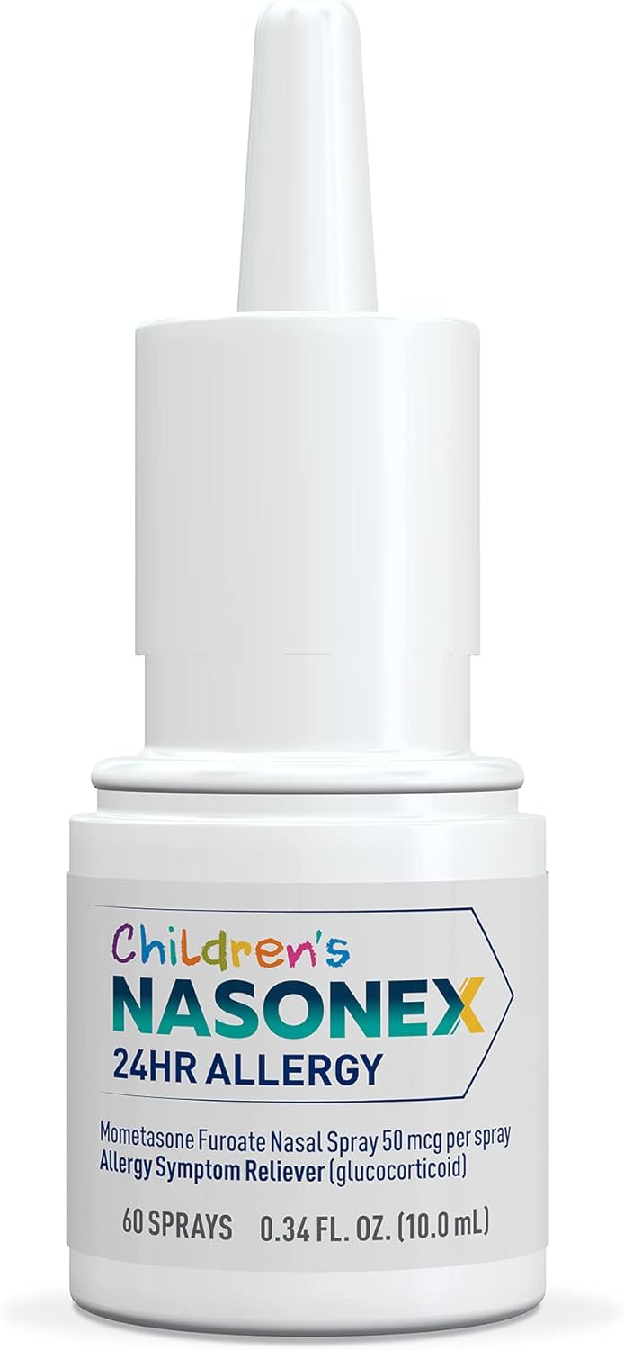 NASONEX Childrens 24HR Allergy Nasal Spray NonDrowsy Relief for Kids Full Prescription Strength 60 Spray - Image 2