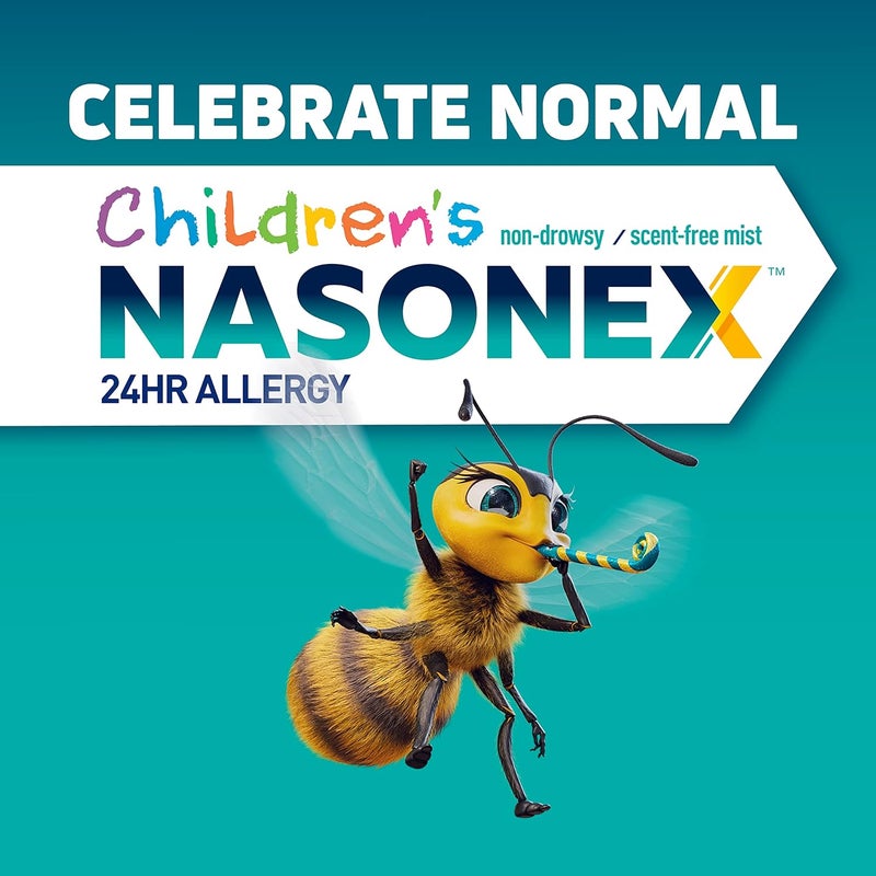 NASONEX Childrens 24HR Allergy Nasal Spray NonDrowsy Relief for Kids Full Prescription Strength 60 Spray - Image 3