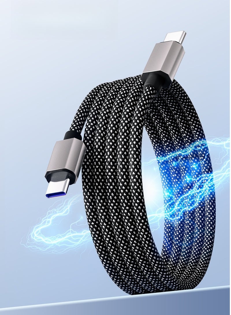 رِينْجِنْج ‌كابل شحن مغناطيسي يلتف تلقائيًا (Type-C إلى Lightning)‌ - يلتف ويتمسك مغناطيسيًا تلقائيًا بعد الاستخدام، ليبقي مكتبك منظمًا - Image 4