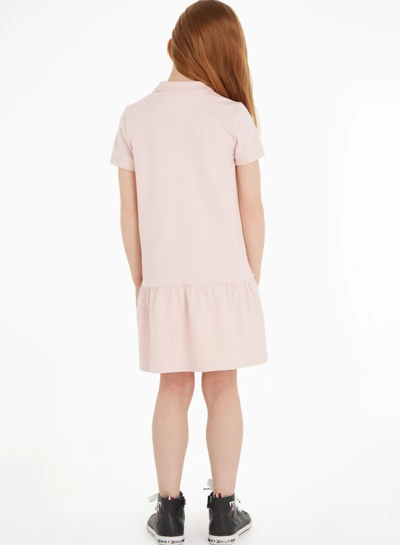 TOMMY HILFIGER Drop Waist Polo Dress