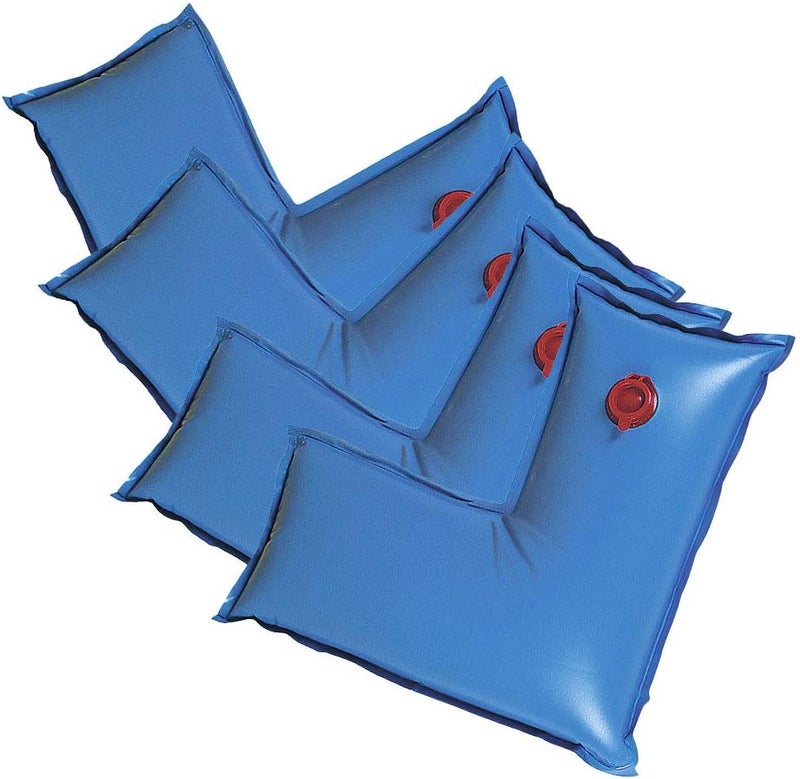 3802-04 Pool Cover Weights, 4-Pack, 2 ft. x 2 ft. Corner, Blue