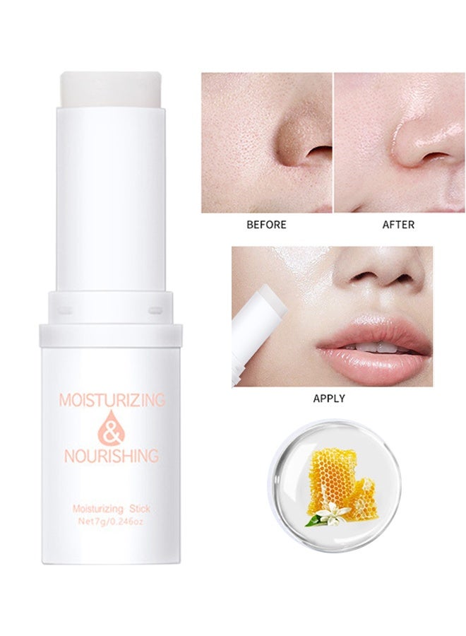 Moisturizing & Nourishing Cream Stick Multi Balm Facial Moisturizer Stick Balm Under Eye Cream Face Balm Stick for Hydrating and Smoothing Dry Skin Moisturizing Day and Night Stick #6 White