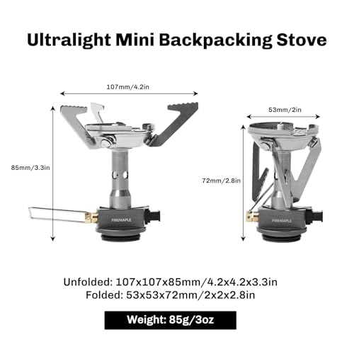 Fire-Maple Backpacking and Camping Stove Series | Outdoor Propane Camp Cooking Gear | Portable Pot/Jet Burner | Ideal for Hiking, Trekking, Fishing, Hunting Trips and Emergency Use (Greenpeak) - Image 2