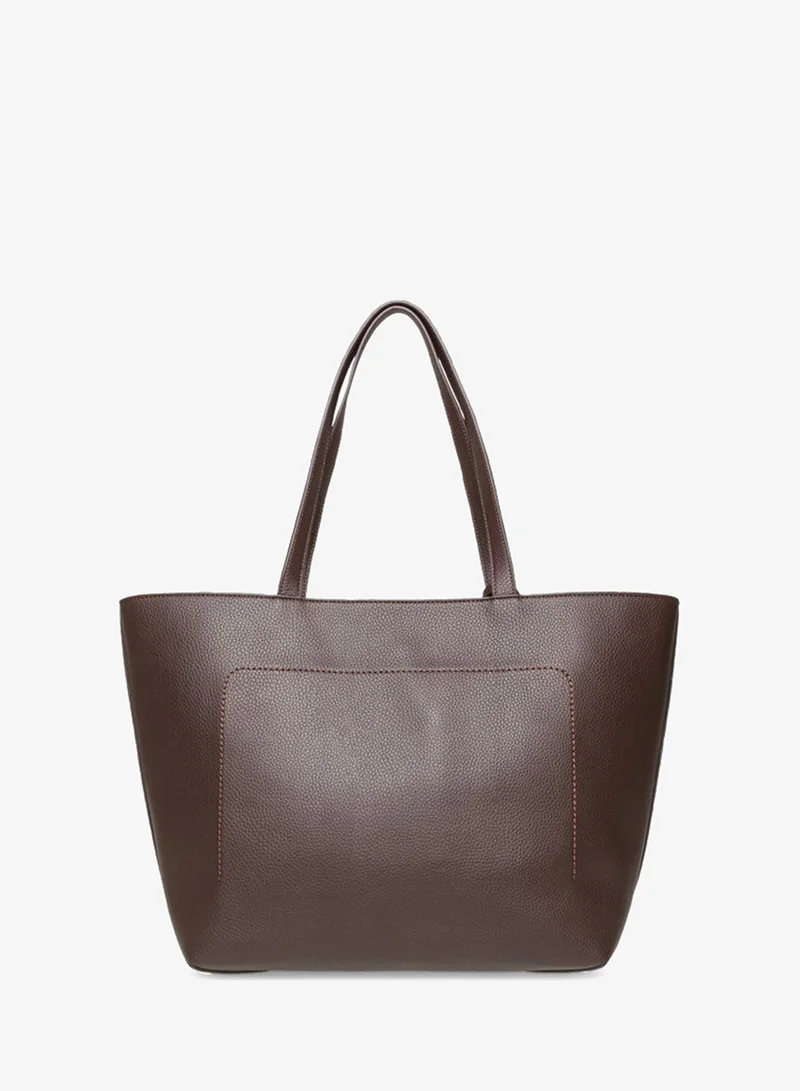 ان كلاين Anne Klein Akh5617 Brown Women's Shoulder Bag