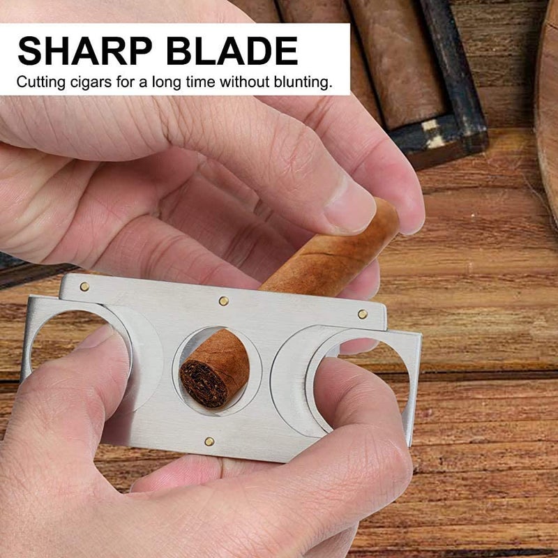 KANABEE قاطع السيجار KANABEE VCutGuillotine قاطع السيجار LWTER من الفولاذ المقاوم للصدأ بشفرة حادة - Image 4