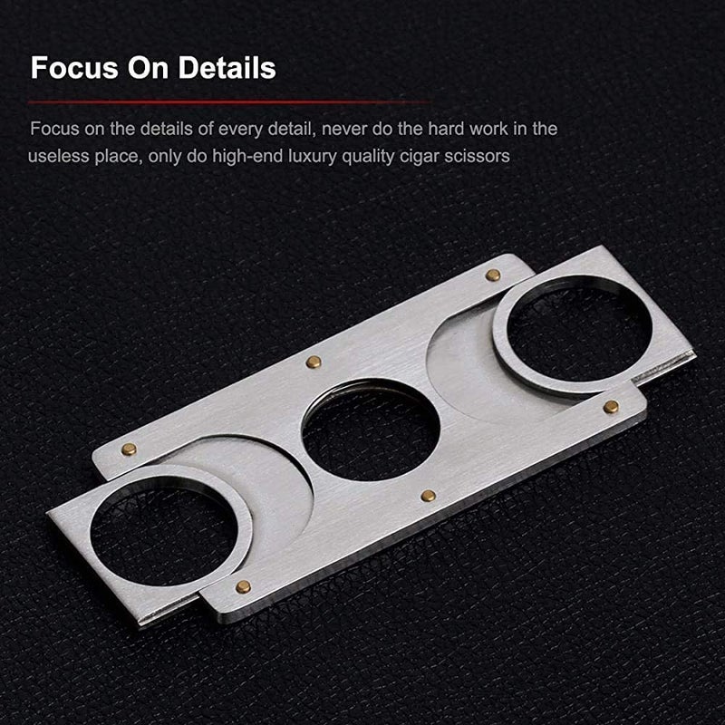KANABEE قاطع السيجار KANABEE VCutGuillotine قاطع السيجار LWTER من الفولاذ المقاوم للصدأ بشفرة حادة - Image 3