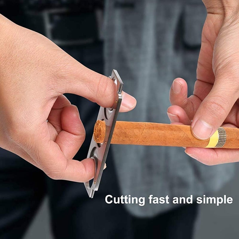 KANABEE قاطع السيجار KANABEE VCutGuillotine قاطع السيجار LWTER من الفولاذ المقاوم للصدأ بشفرة حادة - Image 5