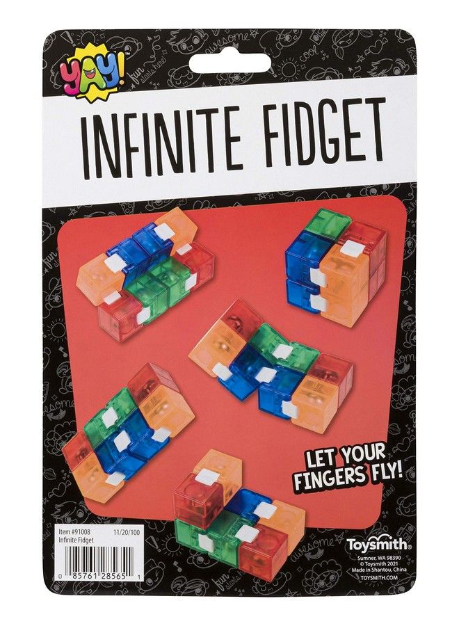 Toysmith لعبة فidget اللانهائية أشكال لا نهائية دع أصابعك تطير - Image 3