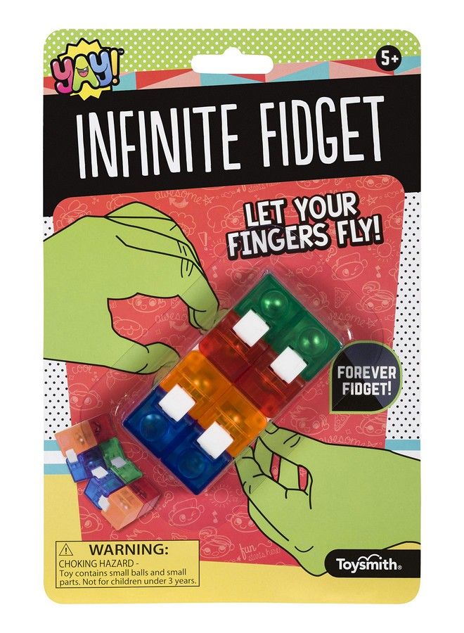 Toysmith لعبة فidget اللانهائية أشكال لا نهائية دع أصابعك تطير - Image 1