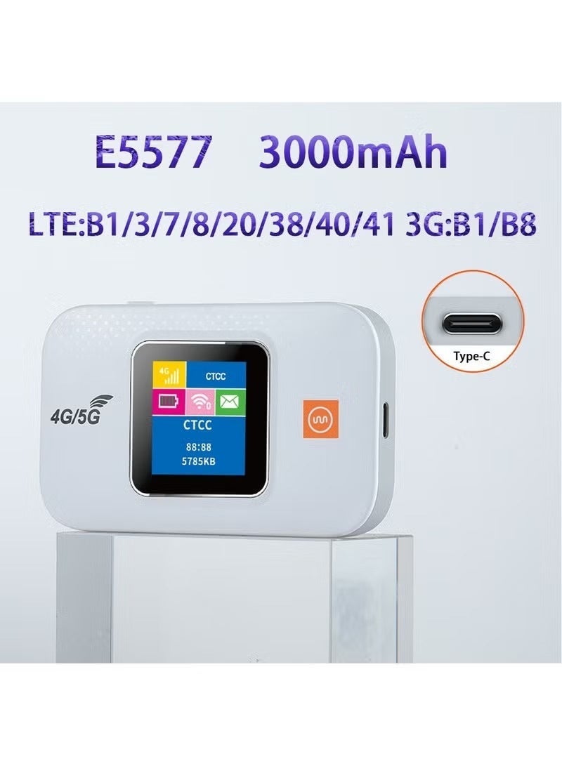 جهاز توجيه (راوتر) نقطة اتصال محمولة بتقنية 4G، يدعم سرعة إنترنت تصل إلى 150 ميجابت في الثانية، وميزة الاختيار التلقائي الذكي للشبكة المحلية، مع دعم نطاقات التردد: B1, B3, B7, B8, B20, B38, B40. - Image 4