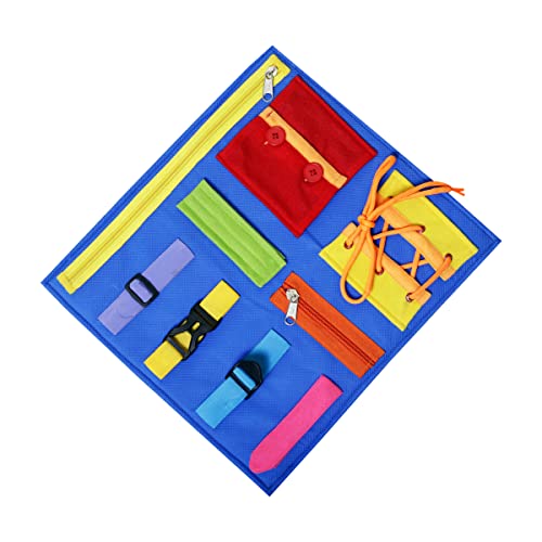 Toodles Learnings Zipping & Unzipping Skill Development | Learning Bag with Buckles | Zippers & Snaps | Develop Fine Motor Skills - Kids Toy Gift for 2 to 5 Year Old Kids | Multicolor - Image 1