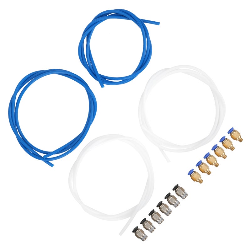 ملحقات طابعة ثلاثية الأبعاد: أنبوب PTFE مقاوم للحرارة حتى 260 درجة مئوية - وصلات هوائية دوارة بزاوية 360 درجة لطابعات ثلاثية الأبعاد PLA ABS مقاس 1.75 ملليمتر - Image 5