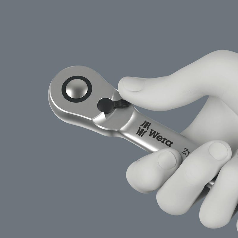 Wera 8004 B Metal Ratchet 3/8 Full Metal Ratchet Switch Lever - Image 4