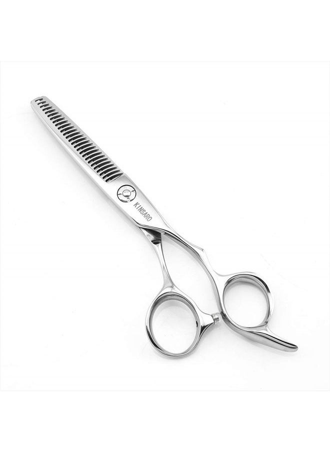 KINSARO - Barber Scissors Hair Thinning Scissors 5.75 Inch Hair Shears Professional Hair Scissors Sharp Hair Thinning Shears Convex Razor Edge 440c Barber Shears KINSARO - Image 1