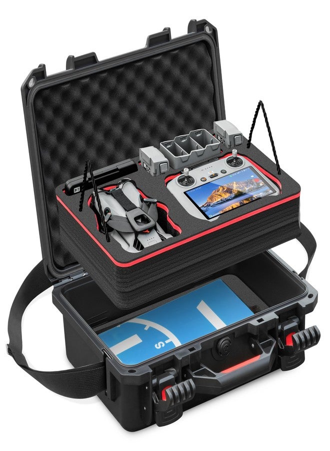 STARTRC Dual Layer Waterproof Hard Carrying Case Dual Layer for DJI Mini 5 Pro/4 Pro/3/3 Pro & Accessories - Compatible with RC-N/RC2 Controllers - Image 1