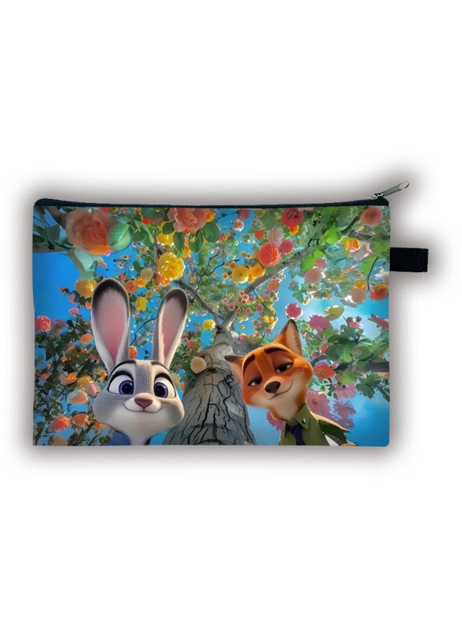 New Zootopia 2 Large Coin Purse Children's Desktop Large Capacity Storage Bag Portable Clutch Bag Batch