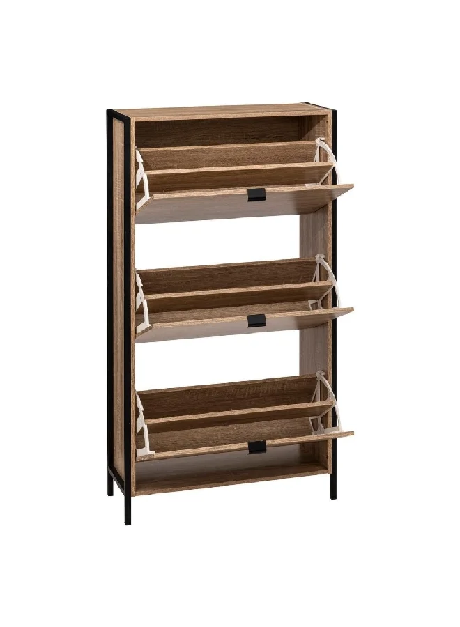 Five Simply Smart High-Quality and Durable Aliaj Shoe Rack Beige 24 x 122 x 63.2 cm 193448