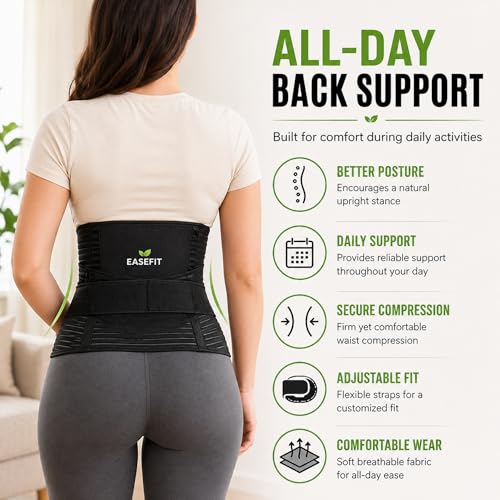 EASEFIT Postpartum Belly Belt for Women - 3 in 1 Tummy Tucker | Waist, Pelvis & Back Support | Fat Slimming Shapewear After Delivery & C-Section | Adjustable Fit 30-46” (Made in India) - Image 5