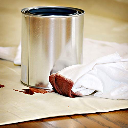 Trimaco Butyl II Two Layer Poly-Back Canvas Drop Cloth, 12-feet x 15-feet,Beige - Image 5