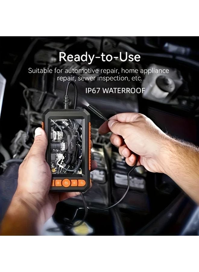 Industrial Borescope 8mm 1m Dual Lens Adjustable Magnetic Side Mirror - Image 4