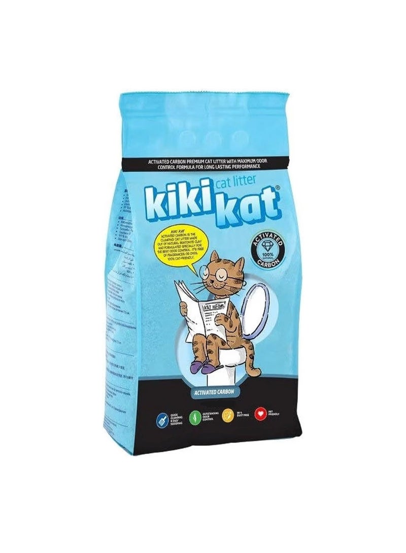Kiki Kat Activated Carbon Cat Litter, 10 L