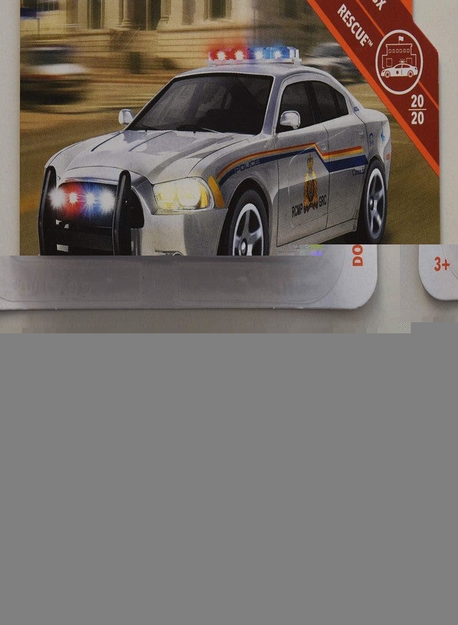 Matchbox Rescue Series Dodge Charger Pursuit 20/20, White - Image 2