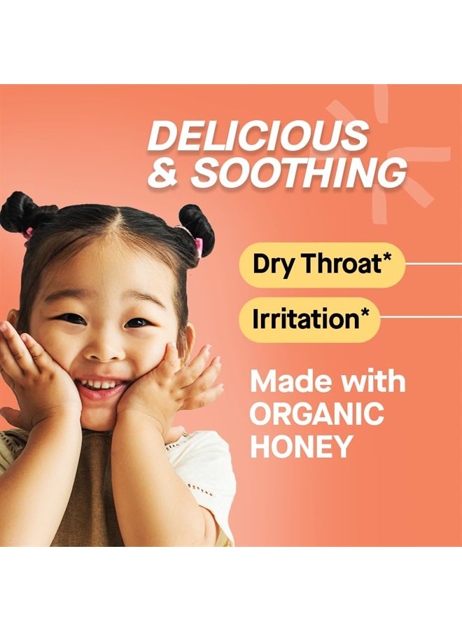 Genexa Kids Honey Cough Syrup | Children's Cough Remedy for Kids 2-11 | Soothing Organic, Natural Honey Flavor | Gluten Free, & Non-GMO | 4 Fluid Ounces - Image 3