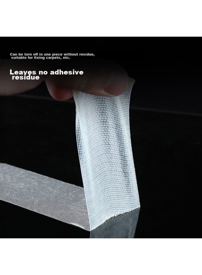 SITOO Double-sided Tape, Strong Adhesive, High Viscosity, Fabric-based Adhesive Tape, Waterproof Mesh Double-sided Tape, Traceless Adhesive, Carpet Fixing Tape, Spring Festival Couplets, 30mm*20m - Image 2