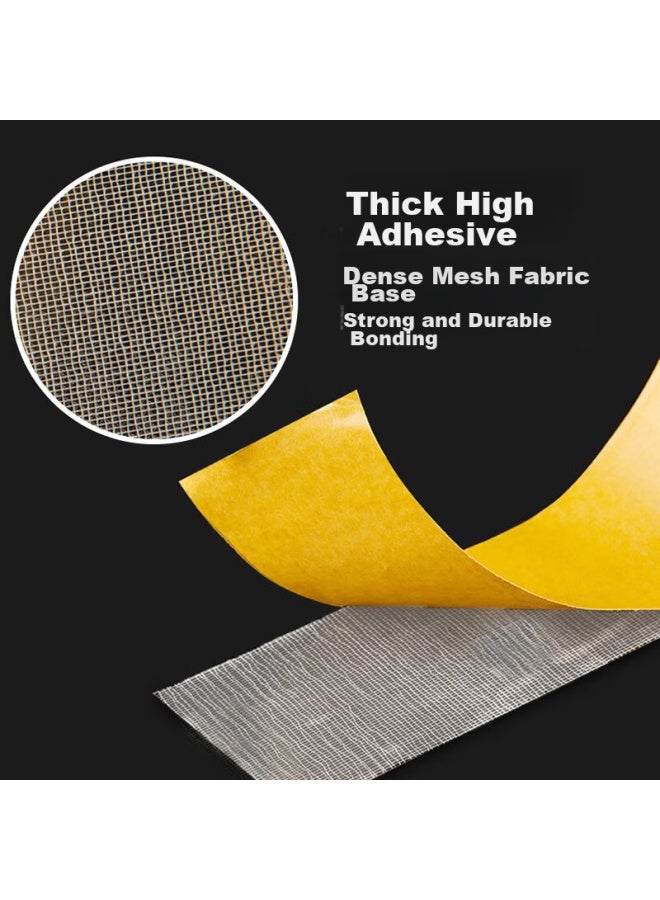 SITOO Double-sided Tape, Strong Adhesive, High Viscosity, Fabric-based Adhesive Tape, Waterproof Mesh Double-sided Tape, Traceless Adhesive, Carpet Fixing Tape, Spring Festival Couplets, 30mm*20m - Image 4