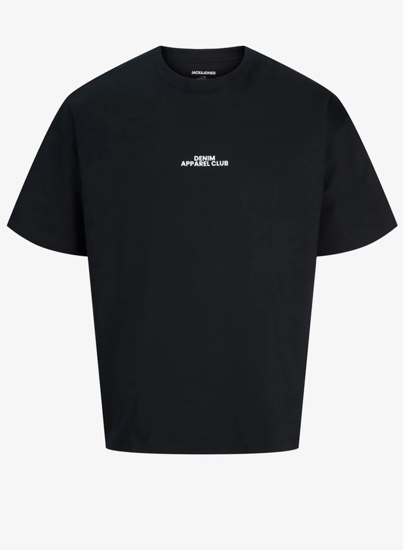 Casual Loose Fit Crew Neck T-Shirt