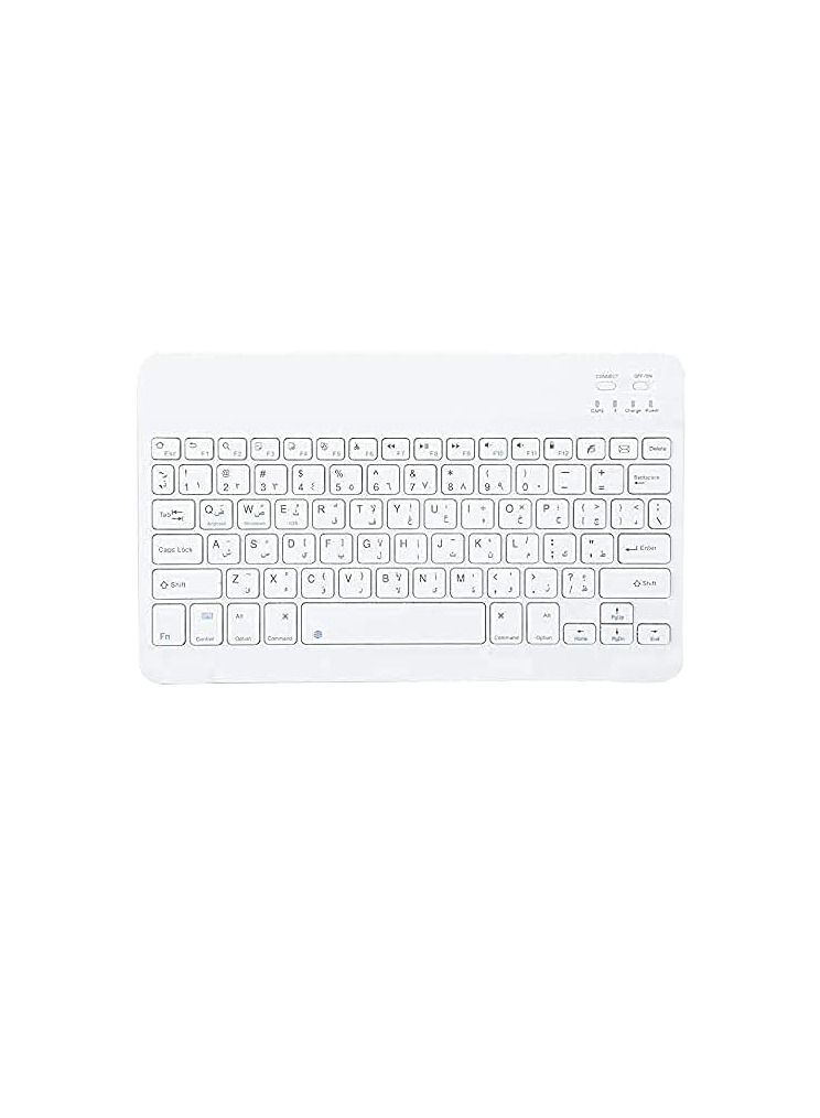 Arabic and English Bluetooth Keyboard and Mouse Combo Ultra-Slim Portable Compact Wireless Mouse Keyboard Set for IOS Android Windows Tablet Phone iPhone iPad Pro Air Mini - Image 2