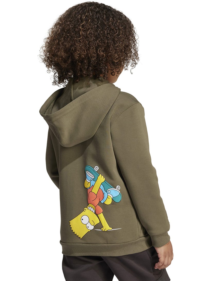 Adidas Kids The Simpsons Hoodie  - Image 2