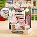 Kisoy Dollhouse Miniature with Furniture Kit DIY 3D Wooden DIY House Kit with Dust CoverHandmade Tiny House Toys for Teens Adults Gift Beatific Atelier - Image 4