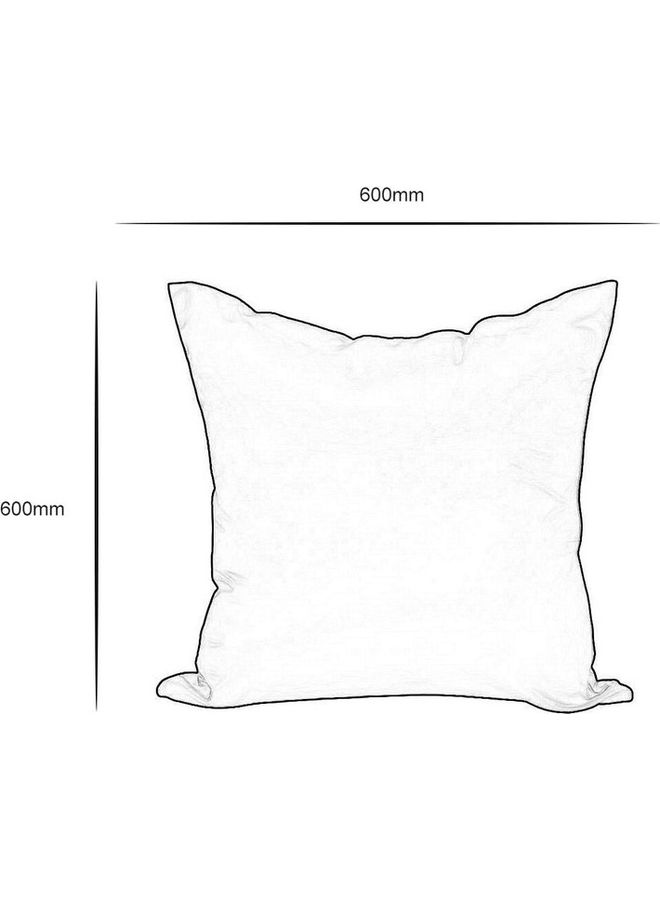 NIBEMINENT Solid Cushion Cover Blue 60x60cm - Image 3