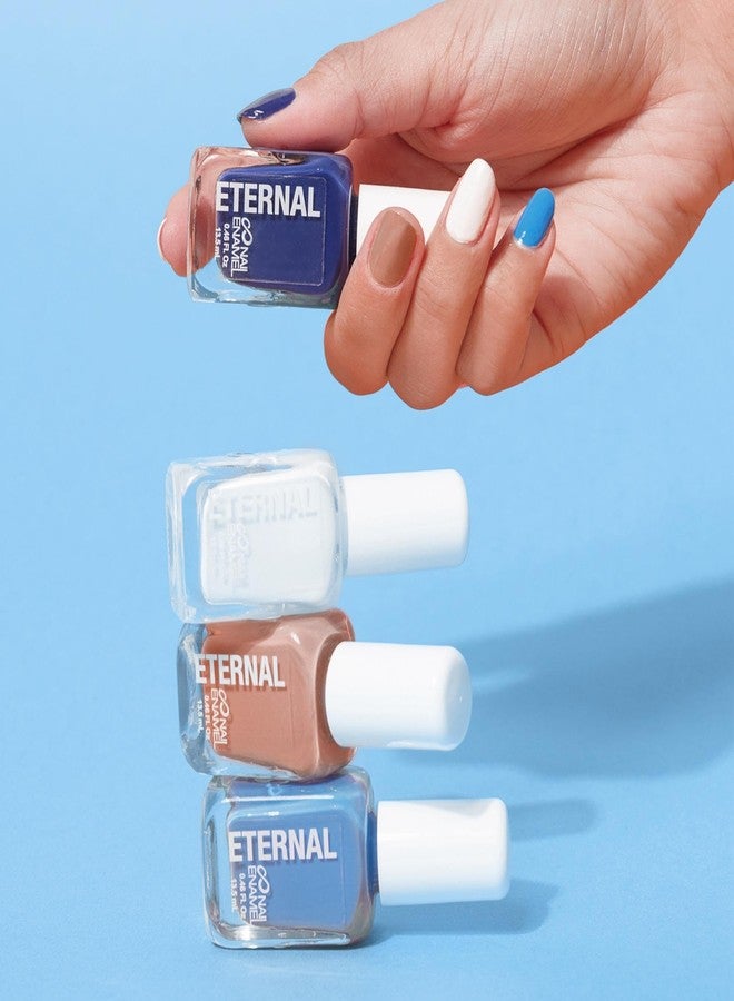 Eternal Nail Polish Set 4 Piece Kit: Long Lasting, Quick Dry and Cruelty Free. Made in USA - 0.46 Fluid Ounces Each (Santorini) - Image 2