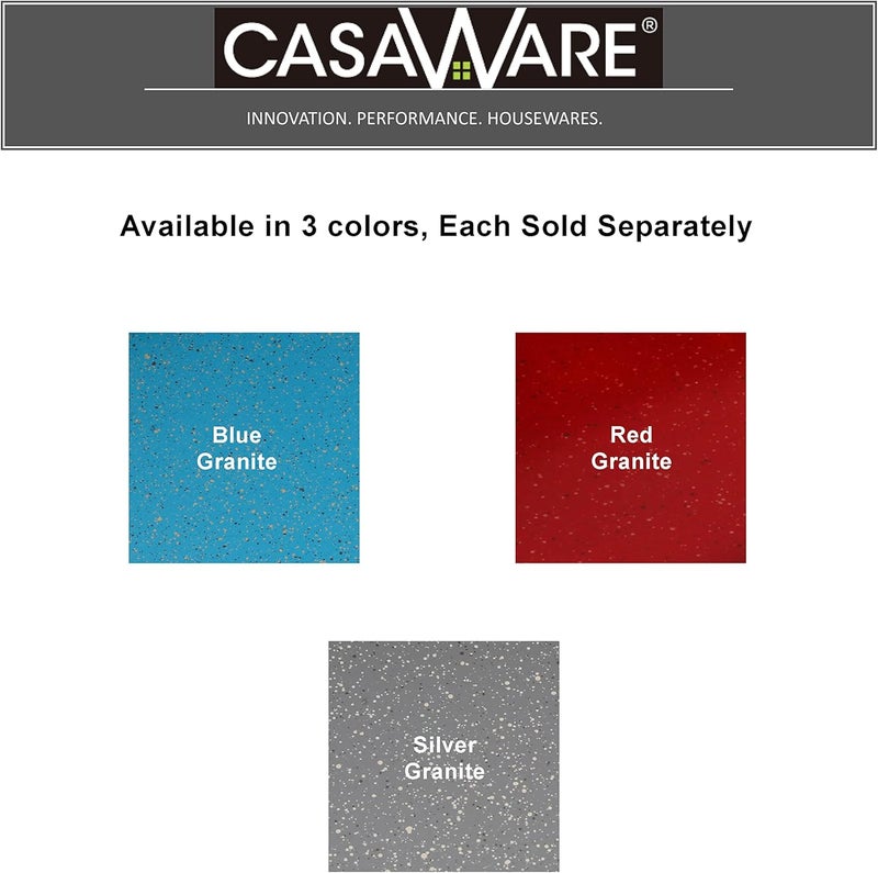 casaWare Pizza/baking Pan 12-inch (Silver Granite) - Image 4