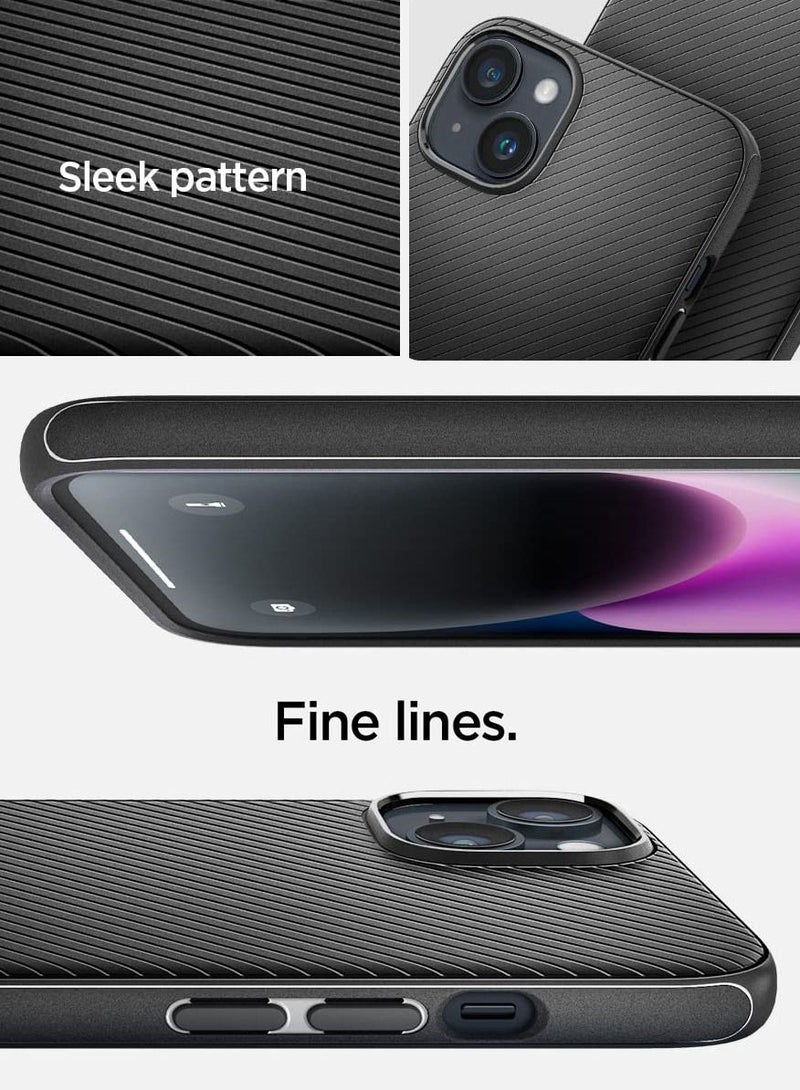 Spigen Mag Armor iPhone 14 Case Cover with Magsafe - Matte Black - Image 4