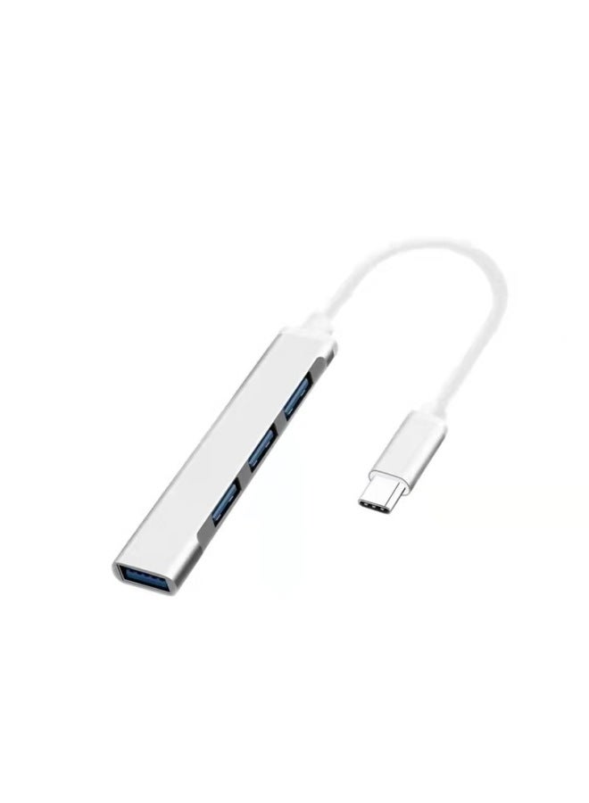 USB Extender HUB Typec Expansion Dock Multi-function One-to-four Computer Splitter Wholesale-Number Of Interfaces:2.0USB Gray Black Wire  - Image 5