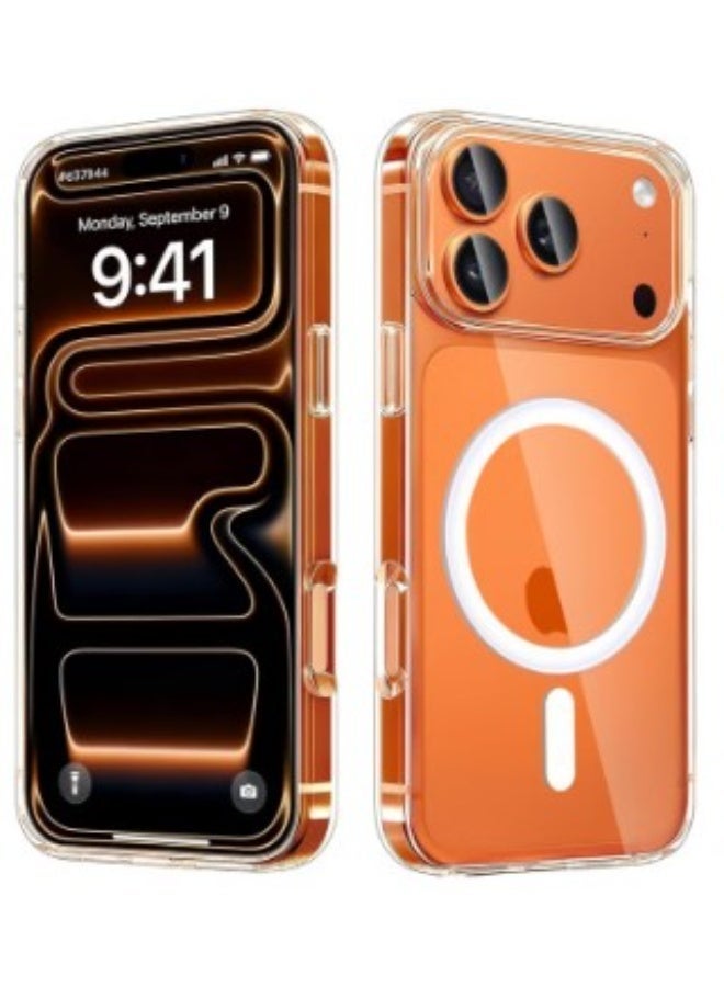 iPhone 17 Pro Max MagSafe Clear Cover – Shockproof, Anti-Drop Protection, Anti-Yellowing Transparent Cover - Image 1