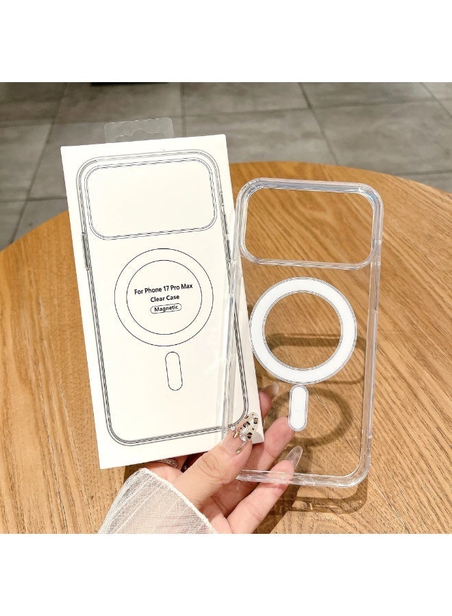 iPhone 17 Pro Max MagSafe Clear Cover – Shockproof, Anti-Drop Protection, Anti-Yellowing Transparent Cover - Image 2