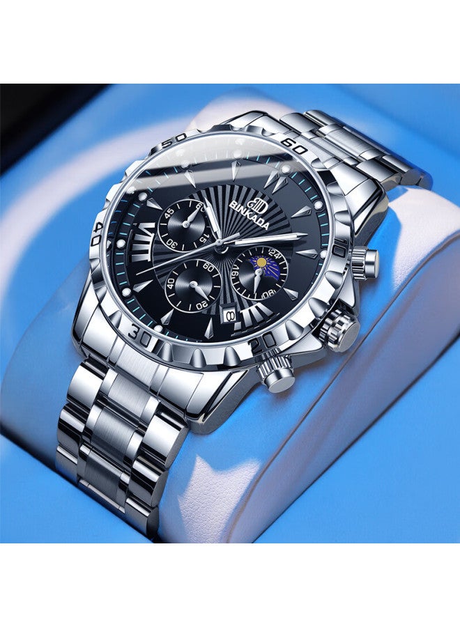 Binkada Men's Multifunction Fully Automatic Mechanical Style Top 10 Brand Sports Watch Birthday Gift - Image 1