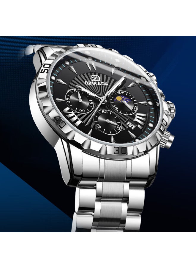 Binkada Men's Multifunction Fully Automatic Mechanical Style Top 10 Brand Sports Watch Birthday Gift - Image 4