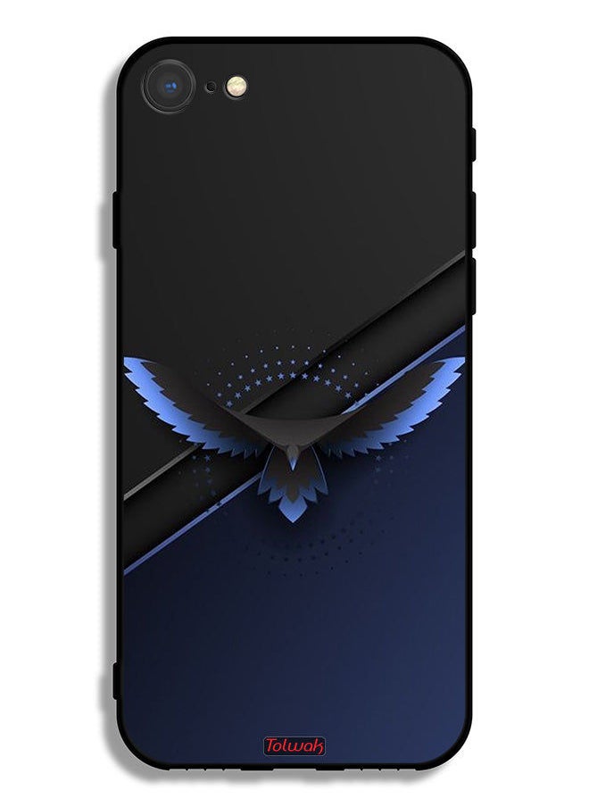 Tolwak - Apple iPhone SE (2020) Protective Case Eagle Digital Abstract Art - Image 1