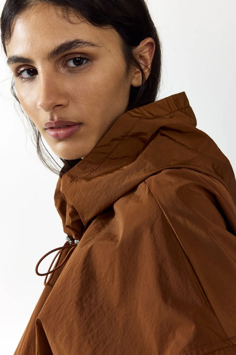 H&M Hooded nylon jacket