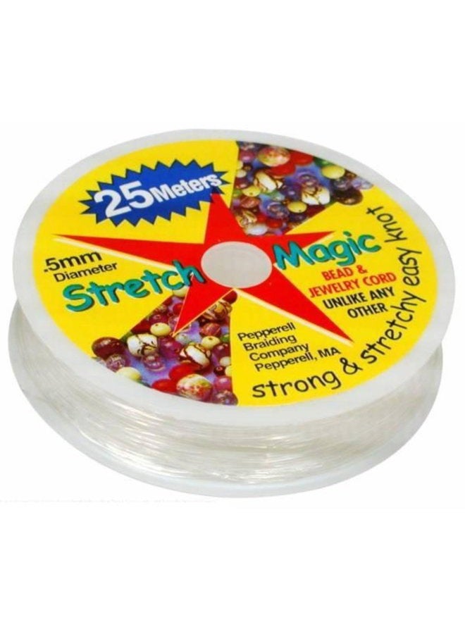 Elastic Beading Cord 0.5mm 25 Meters