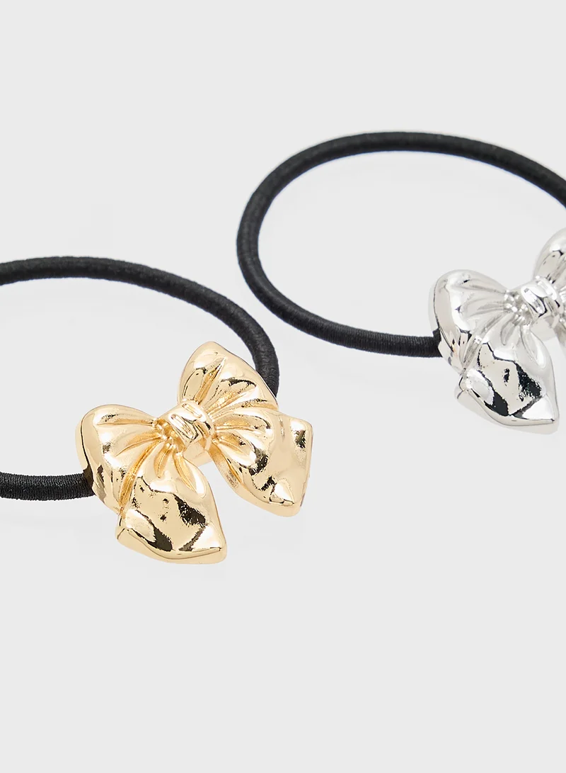 Ginger 2 Pack Shell Hair Tie