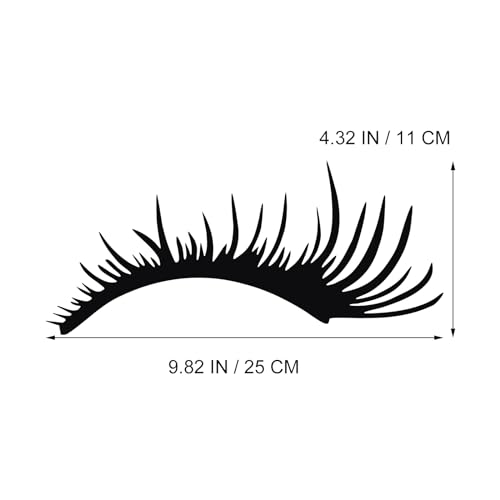 VICASKY Car Eyelashes for Headlights, Black Car Lashes Sticker Funny Car Headlight Eyelashes Vehicle Body Sticker Windshield Decal for Vehicle Exterior Decoration - Image 5