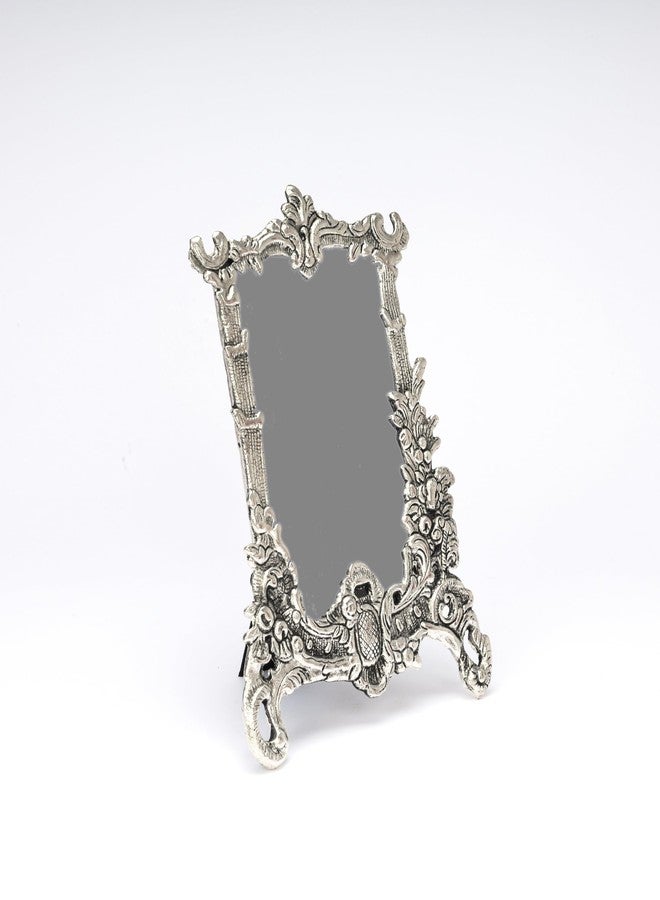 NATRIEL Silver Photo Frame Oxidized Finish with Beautiful Gift Box Packing and with Carry Bag (Silver Color) Showpiece, Decor Gift, 17cm x 24cm - Image 4