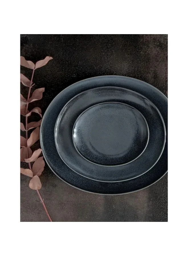 Easy Life Magma Dishwasher and Microwave Safe Dessert Plate Grey 15 x 13 cm R3003#MAGM