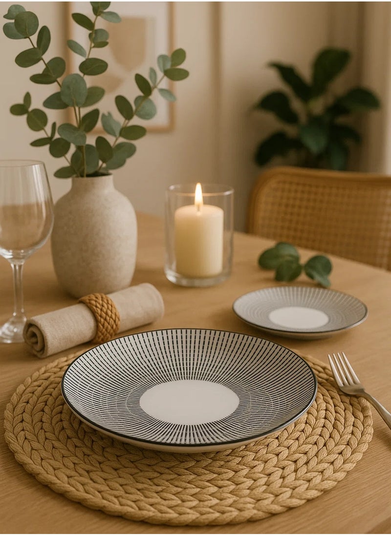 LOFT LUNIS,DINNER SET,SET OF 18 PCS,MULTICOLOR,PORCELAINE-154672  - Image 5